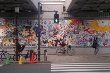 <p>The other mural of Osamu Tezuka&#39;s creations.</p>