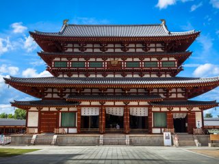 Yakushiji Temple main hall, a reproduction after the original was destroyed in a fire