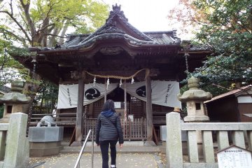 <p>Hachimangu Shrine</p>