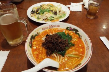 <p>Noodles at Tokamura in Kannai</p>
