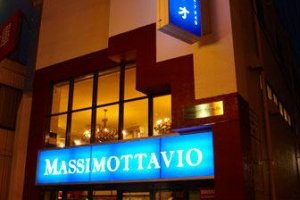 Massimottavio Entrance as seen at night