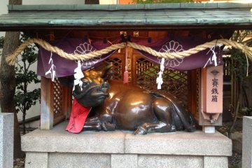 <p>Kamigyusha (God&#39;s Cowshed), which were believed to be able to heal&nbsp;<span style="color: rgb(85, 85, 85); font-family: Helmet, Freesans, sans-serif; line-height: 19.5px;">illness only by touching the statue.</span></p>
