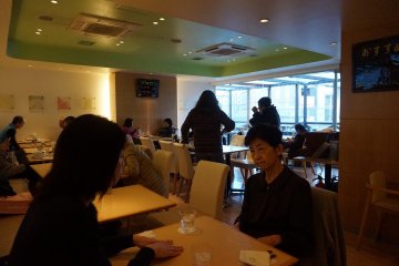 <p>Inside the cafe</p>
