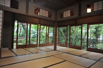 Matsunaga Estate: the interior of the residence, Rokyoso
