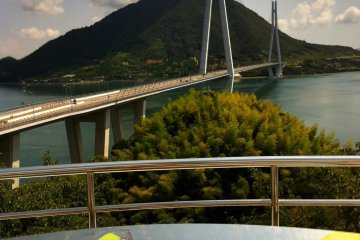 The Tatara Suspension Bridge is right before your eyes