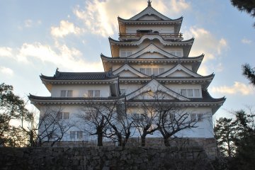 The back side of Fukuyama Castle