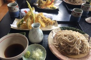 Des Zara soba et des tempura