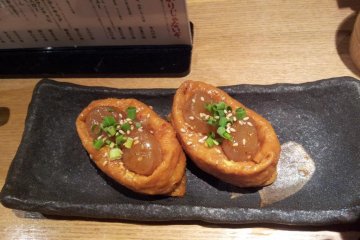 A unique and delicious take on inari-sushi