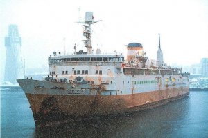 The Hakkoda Maru before restoration work.