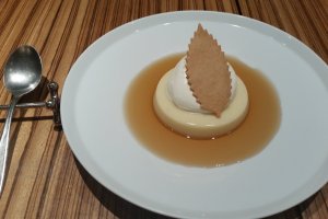 Pudding with caramel sauce, Toraya, Tokyo
