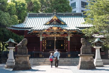 Konnõ Hachimangū Shrine in Shibuya