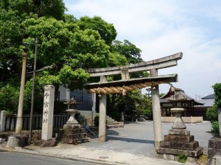 The gate denoting the shrine's entrance