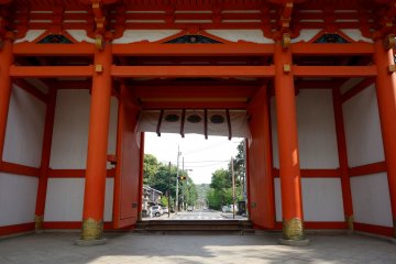 Shrine grounds demarcate a break from the hubbub of everyday life