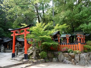 "Odasha" shrine housing the soul of Oda Nobunaga, one of the most remarkable samurai in the history of Japan