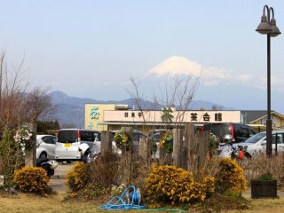 The holy mountain beyond the colorful land of Nihondaira
