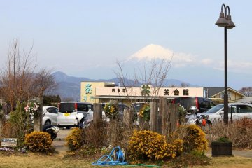 <p>The holy mountain beyond the colorful land of Nihondaira</p>