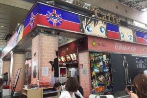 Conan Cafe di Stasiun Osaka