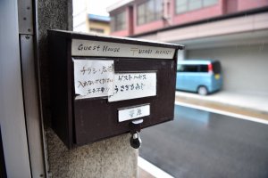 The guesthouse mailbox