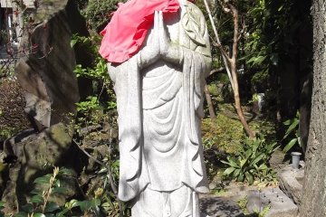 One of the serene statues
