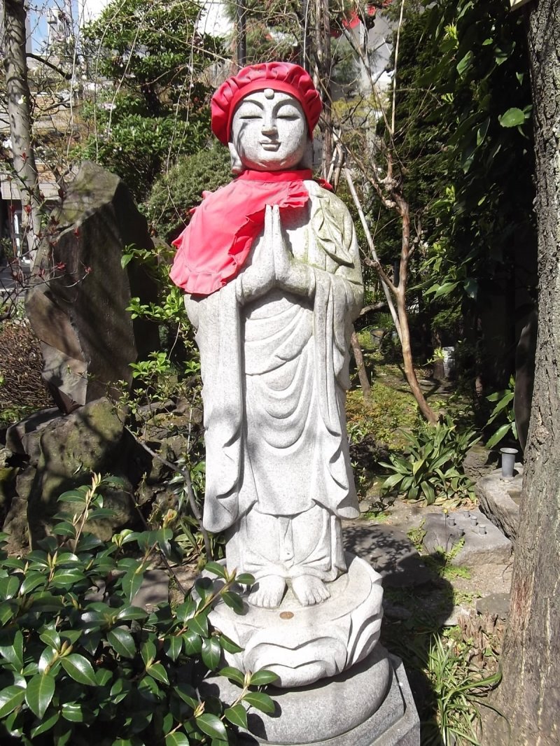 One of the serene statues