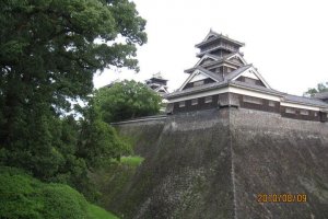 The Uto Yagura Turret and the keep tower from outside the main bailey