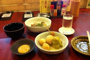 A selection of Japanese food