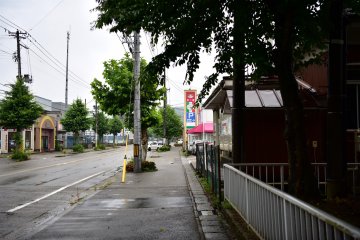 Walking from Murakami Station