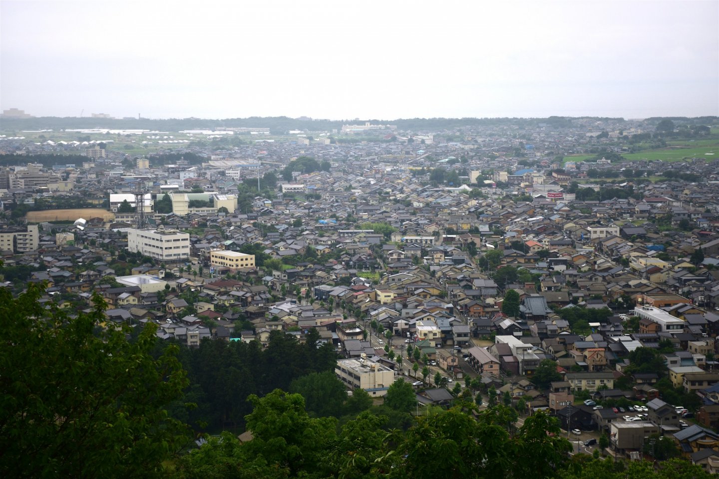 View from Murakami Castle