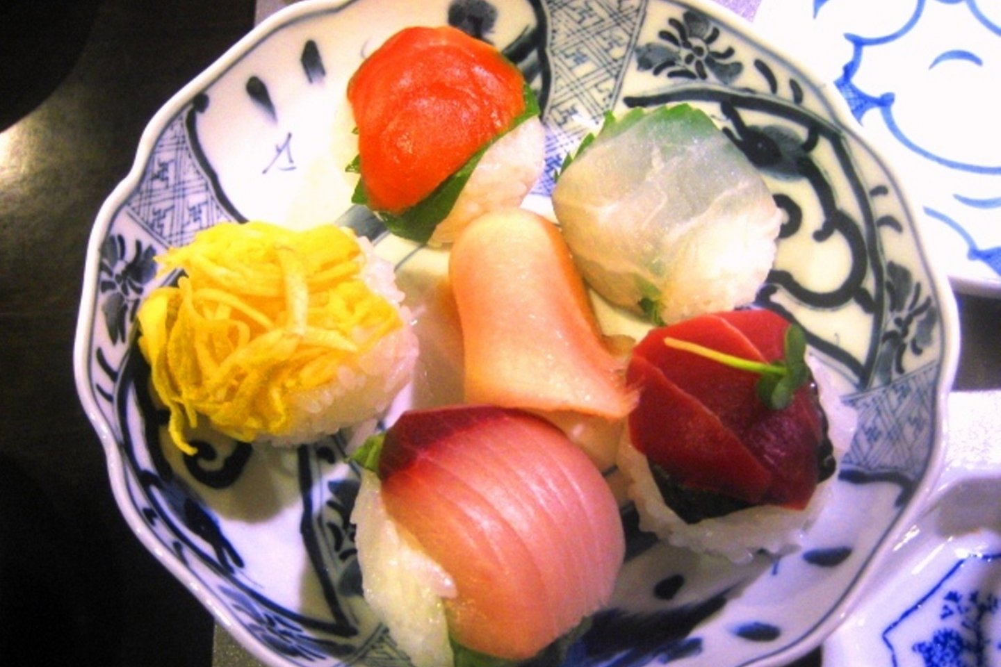 Handmade sushi balls at Roujiya cooking class in Nijo, Kyoto