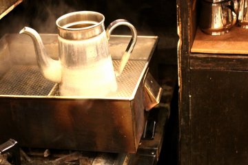 Kettle for hot water