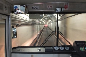 Trolley tunnel bus  