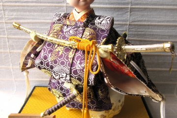 Samurai ningyo. Bought in Nikko, Rondo Antiques.