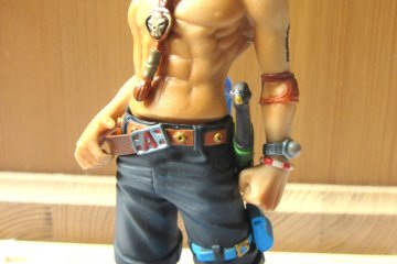 Ace of One Piece anime figurine. Bought in Akihabara.