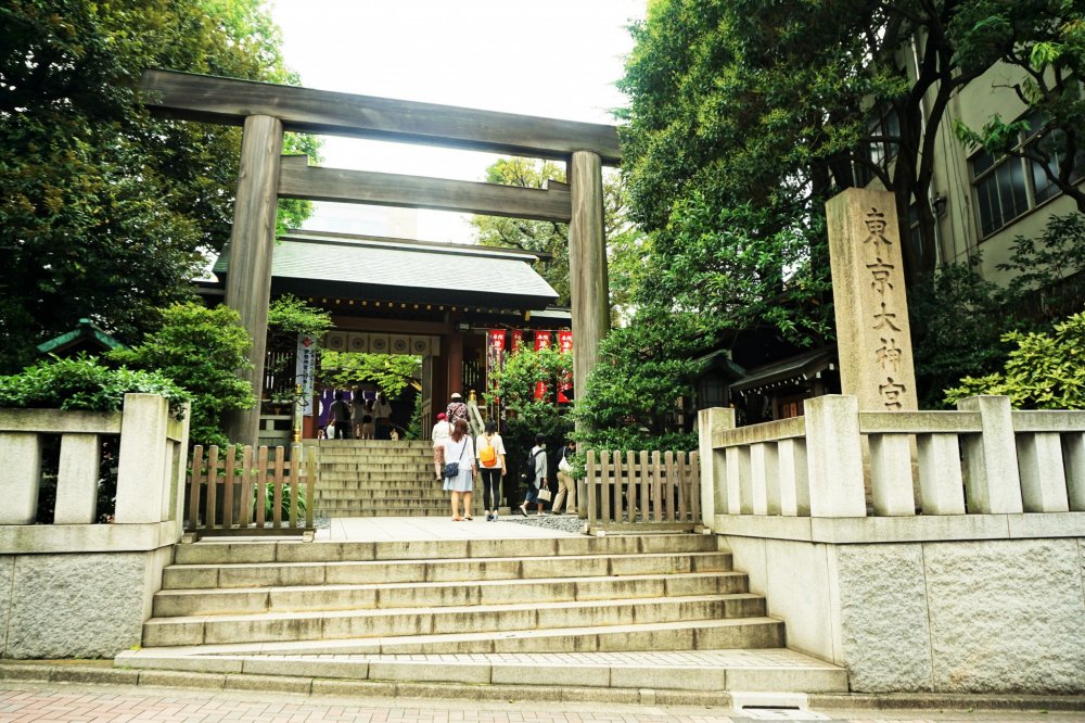 東京大神宮，以祈求良緣聞名的神社。