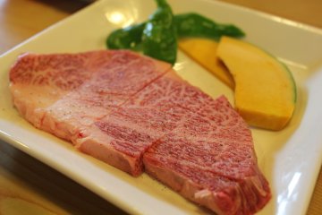 Matsusaka beef at Yamagoya yakiniku restaurant