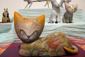 Painted Cats by Japanese artist