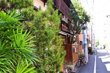 One of the small alleys in Ningyocho