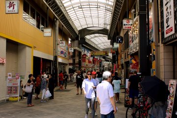 All big streets in Asakusa are full of shops and restaurants