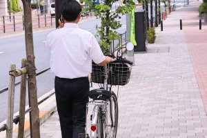 Đạp xe rất phổ biến ở Nhật 