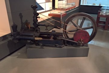 An old steam engine