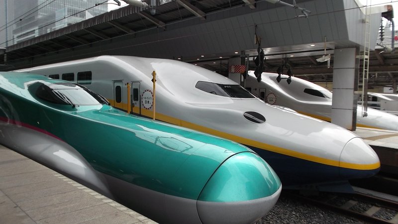 Bullet Trains are various shapes, and aerodynamic