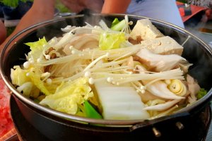 Légumes et tofu façon sukiyaki