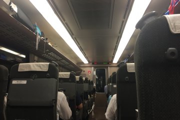 Interior of the train