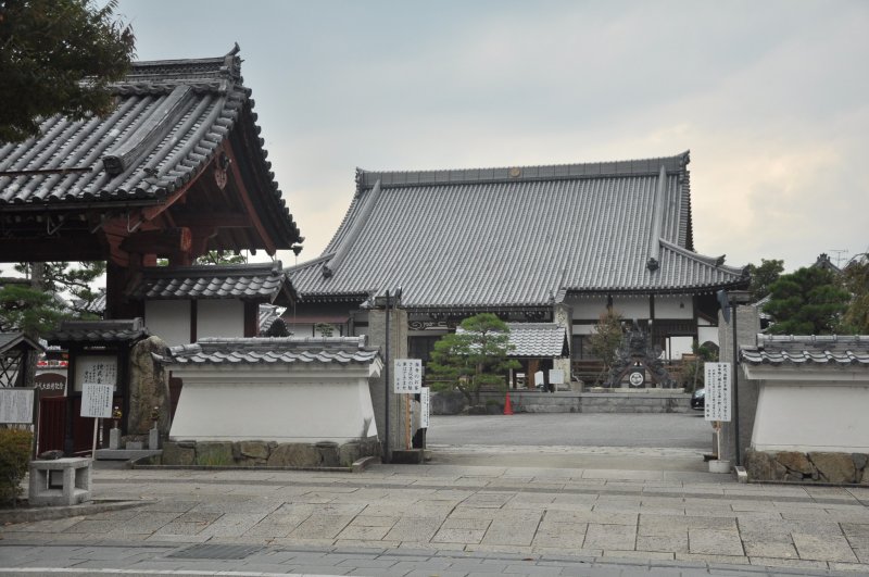 Temples dotted in the main tourist district