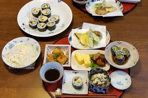 My second vegetarian dinner in Chiba