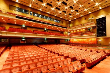 Inside the Meijizan Theatre