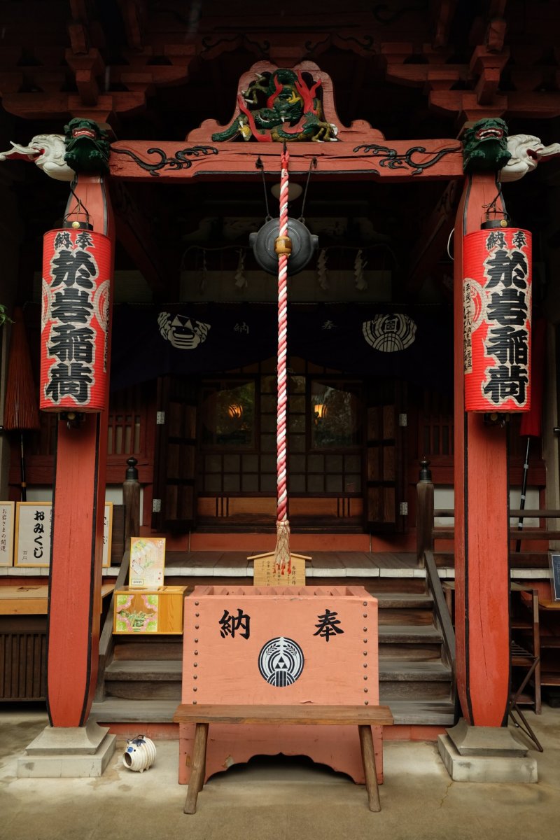 Main building inside the shrine