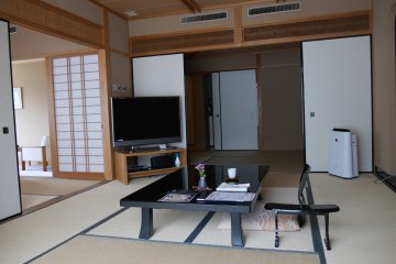 Sanraku is known for its spacious rooms.