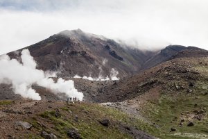 Volcanic panorama at Asahidake
