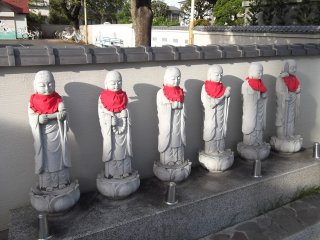 More statues along the path